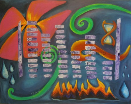 Acrílico y óleo sobre tela. 2014